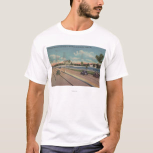 T-shirt Tampa, FL - vue de Bd. de Bayshore, pont