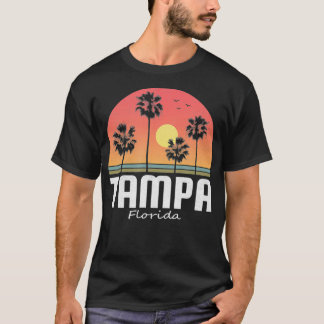 T-shirt Tampa Florida Beach Palm Sunset Gift Women Men Kid