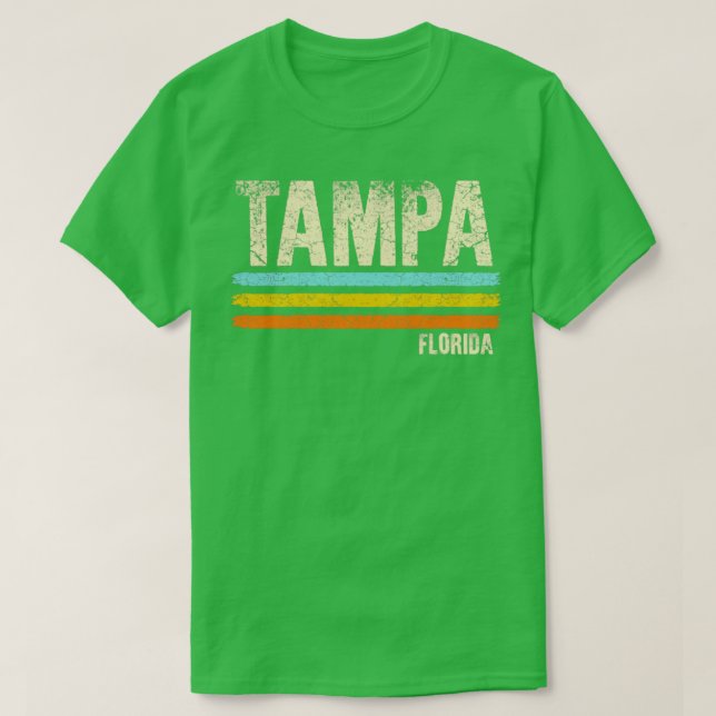 T-shirt Tampa Florida Retro (Design devant)