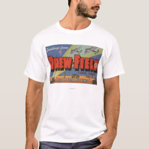 T-shirt Tampa, la Floride - a dessiné le champ - grande