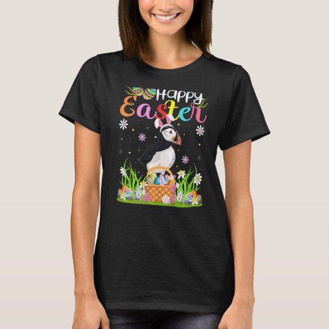 T-shirt Tampin Bird Bunny Egg Hunting Tampin Happy Easter (Devant)