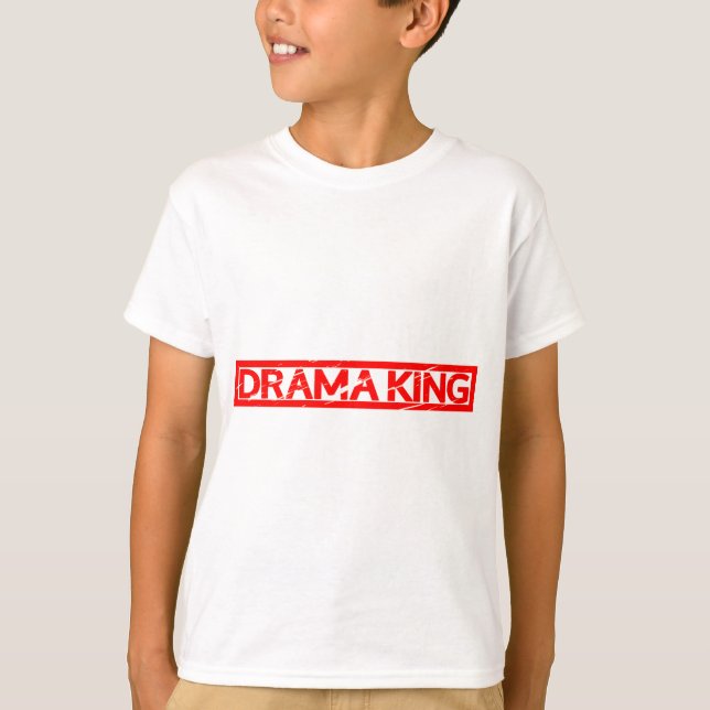 T-shirt Tampon Drama King (Devant)