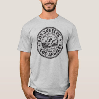 T-shirt Tampon en caoutchouc de Los Angeles, la Californie