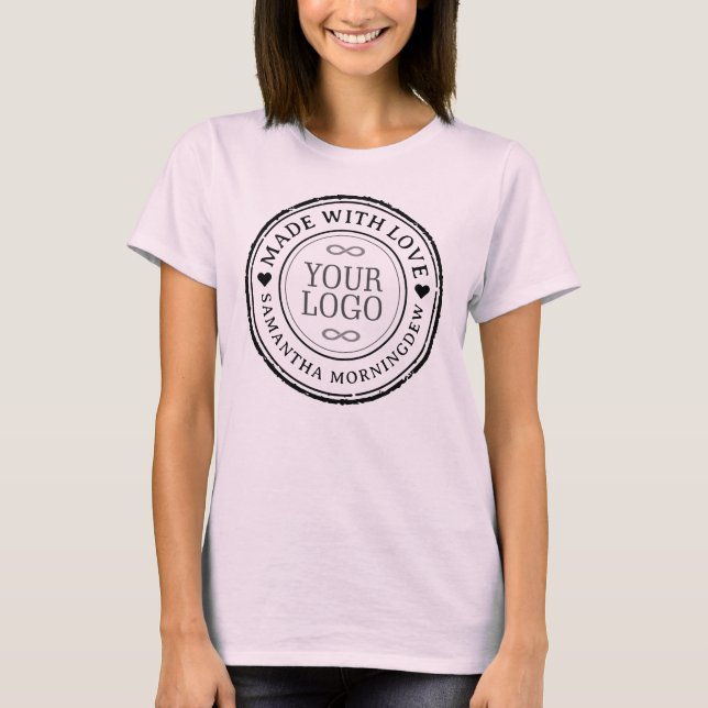 T-shirt Tampon - VOTRE TEXTE & LOGO 2 (Devant)