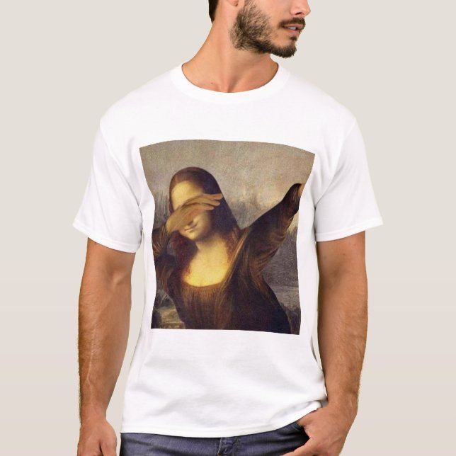 T-shirt Tamponner de Mona Lisa (Devant)