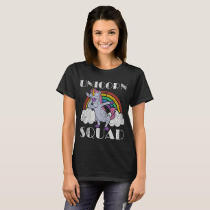 T-shirt Tamponner de peloton de licorne