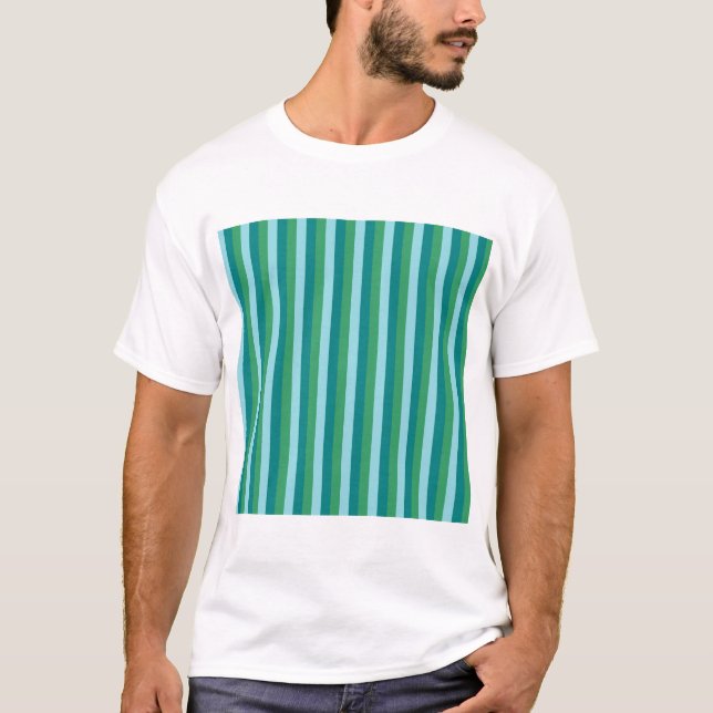 T-shirt Tanager Turquoise, sarcelle et vert Kelly Repea (Devant)
