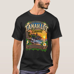 T-shirt Tanah Lot Bali Forever Art de Voyage Vintage