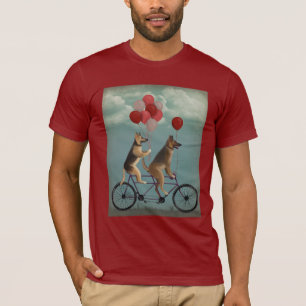 T-shirt Tandem de berger allemand