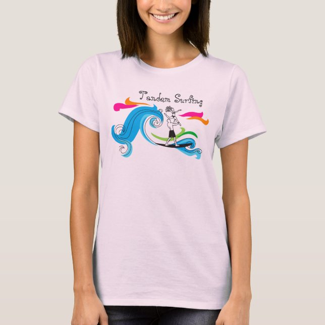 T-shirt Tandem Surf Funky (Devant)