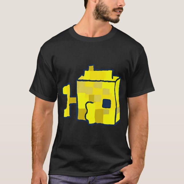 T-shirt Tang jaune Minecraft (Devant)