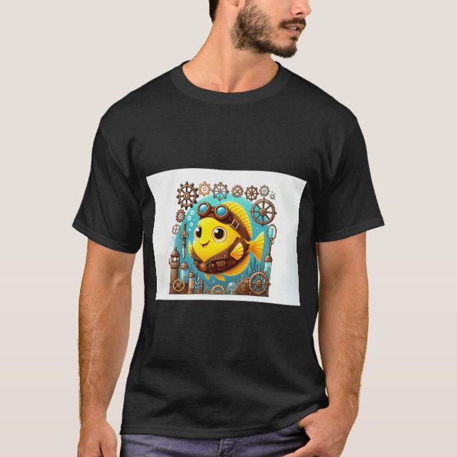 T-shirt Tang jaune steampunk (Devant)