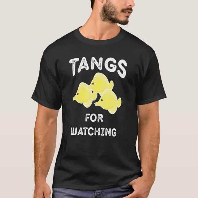 T-shirt Tang Poisson Aquarium Tangs Pour Observer Les Pois (Devant)