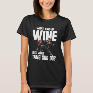 T-shirt Tang Soo Do Arts Martiaux Traditionnels Vin Tang S