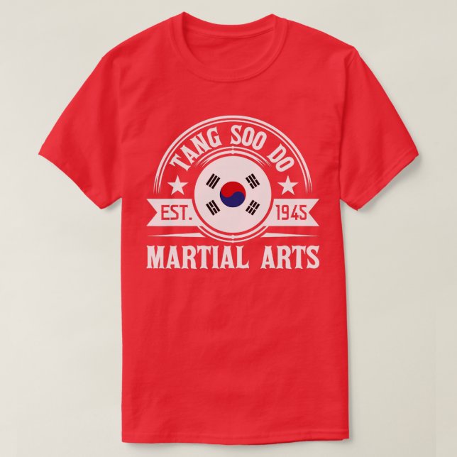 T-shirt Tang Soo Do Taekwondo MIXED MARTIAL ART mixte des  (Design devant)