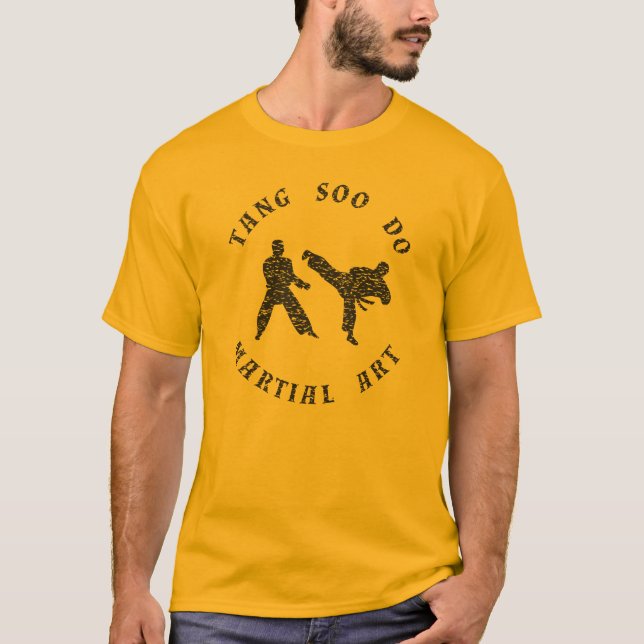 T-shirt Tang Soo font des silhouettes (Devant)