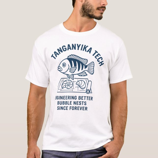 T-shirt Tanganyika Tech - Shell Dweller Blueprint Parody L (Devant)