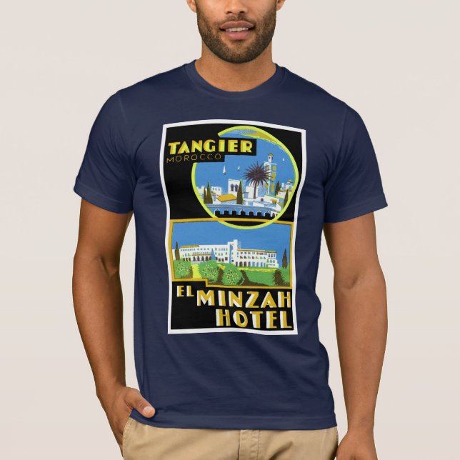 T-shirt ~ Tanger d'hôtel d'EL Minzah (Devant)