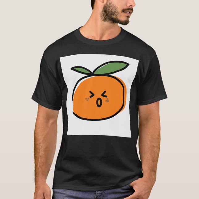 T-shirt Tangerine Anxieux (Devant)