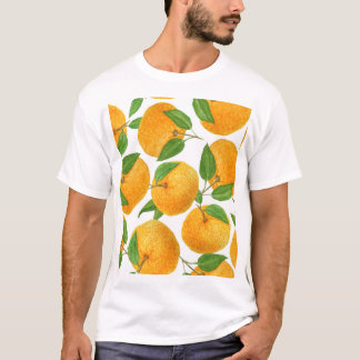 T-shirt Tangerine Mandarine Illustration : Watercol Vibran