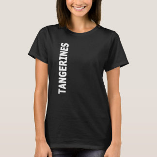 T-SHIRT TANGERINES MOT DE FRUITS DE RANDOM SUR LE CÔTÉ DE