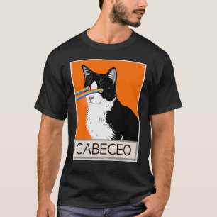 T-shirt Tango argentin Chat Cabeceo avec les yeux laser
