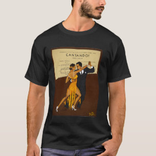 T-shirt Tango Dance Vintage voyage Oeuvre de Daniel Trian