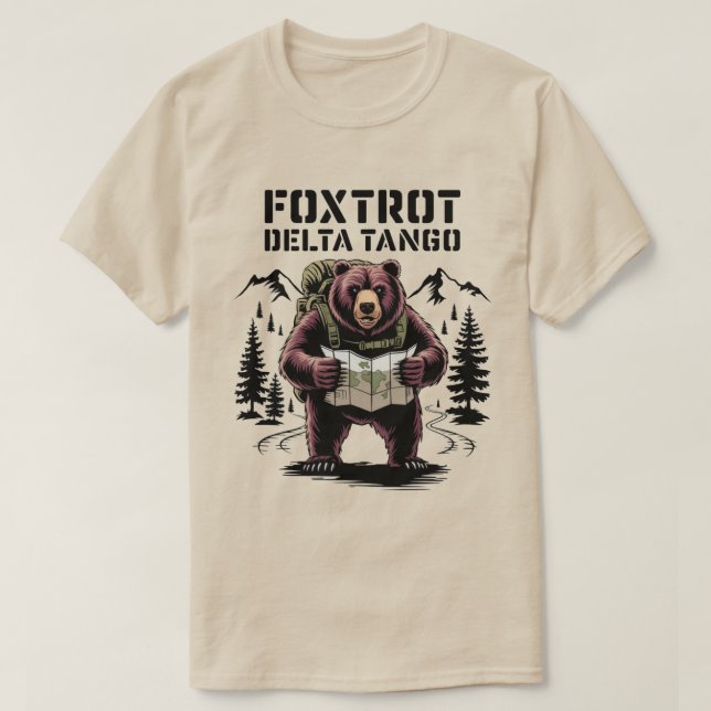 T-shirt Tango Delta du Foxtrot (Design devant)