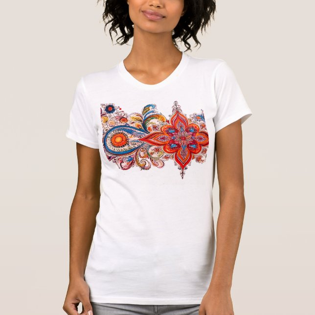 T-shirt Tangram Conception par : RokCloneDesigns T multico (Devant)