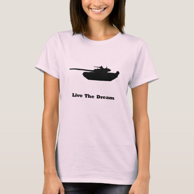 T-shirt Tank Live The Dream (Devant)
