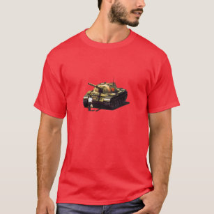 T-shirt tankman de Place Tiananmen - rouge
