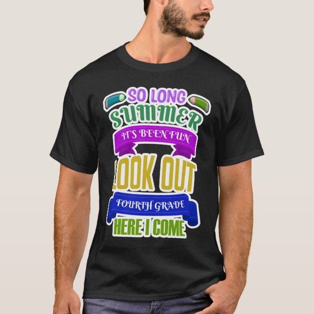 T-shirt Tant de long été C'est Fun Lookout 4th Gr. (Devant)