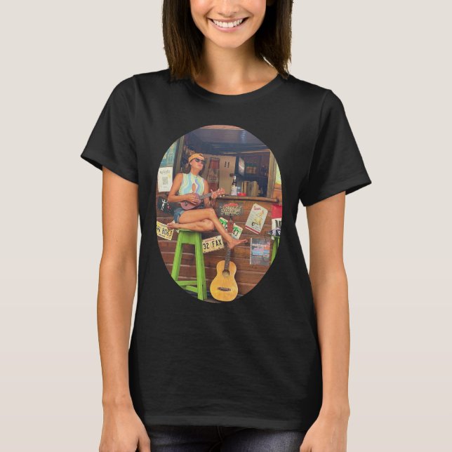 T-shirt Tant que nous pouvons ovale (Devant)