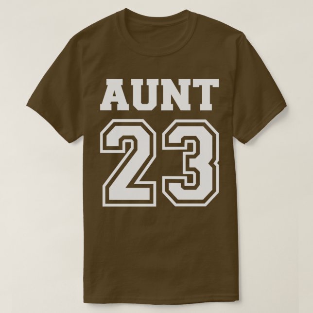 T-shirt Tante 2023 pour la première tante (Design devant)