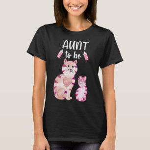 T-shirt Tante À Être Chat Baby shower Pour Fille
