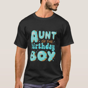 T-shirt Tante Anniversaire Jeu Donut Fête Correspondante A