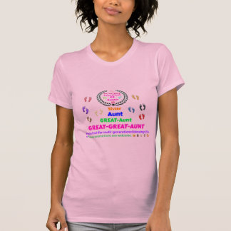 T-shirt Tante arrière-arrière (G2) Commémorative 20/07/202