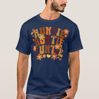 T-shirt Tante Automne Automne Vintage Rétro Super Hippie F