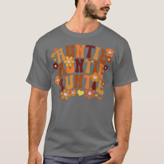 T-shirt Tante Automne Automne Vintage Rétro Super Hippie F