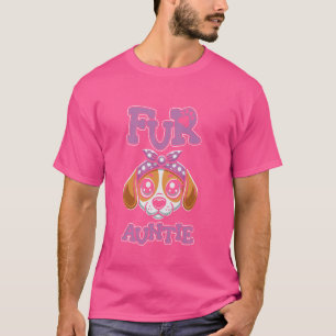 T-shirt Tante Beagle à fourrure - Tante chien