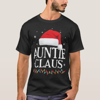 T-shirt Tante Claus Famille de Noël Correspondant Pyjama S