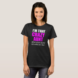T-shirt Tante Crazy