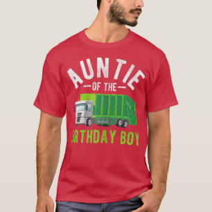 T-shirt Tante D'Anniversaire Garçon Correspondant Garbage 
