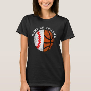 T-shirt Tante De Ballers Baseball Tante