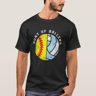T-shirt Tante De Ballers Drôle Tante De Softball