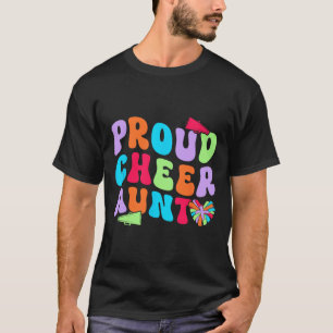 T-shirt Tante de Cheerleader Fière de sa Nièce ou Neveu