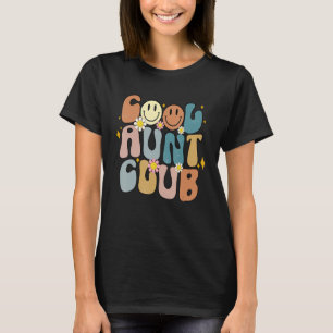 T-shirt Tante de club rétro cool Groovy Tantes colorées