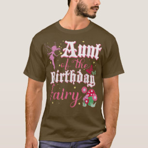 T-shirt Tante De Fée D'Anniversaire Princesse Girl Champhr