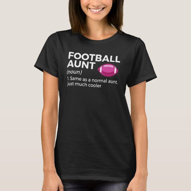 T-shirt Tante de football Définition 1 (Devant)
