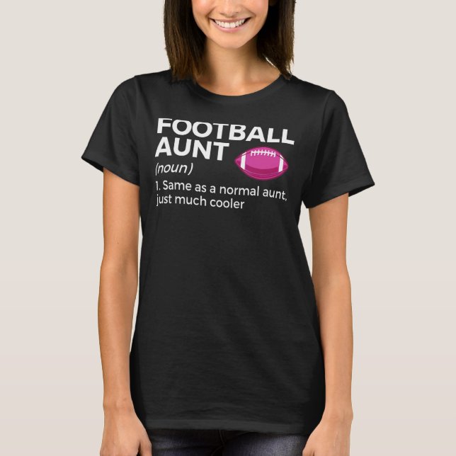 T-shirt Tante de football Définition 1 (Devant)